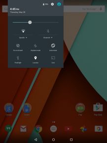 Fotografía - [Android M Feature Spotlight] La notification Shade va maintenant Drop Down Closer To où vous appuyez sur les tablettes